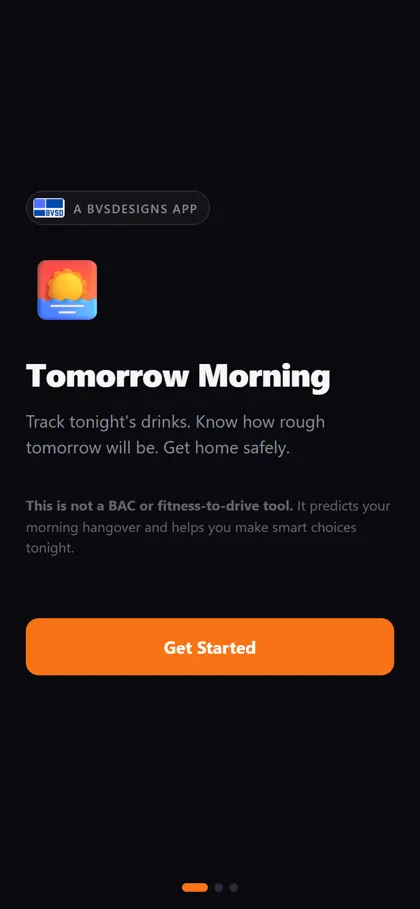Screenshot of Tomorrow Morning